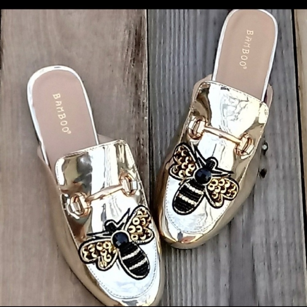 Golden Mules with Bee